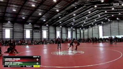 50 lbs Finals (8 Team) - Swayze Campbell, Beast Mode Green vs Lennen Crabbe, Gunz And Rosez