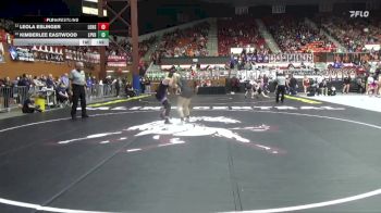 145 lbs Cons. Round 1 - Kimberlee Eastwood, LaCygne-Prairie View Hs vs Leola Eslinger, Louisburg Hs