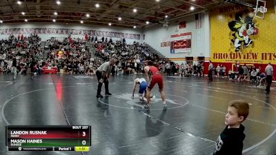 120 lbs Champ. Round 3 - Landon Rusnak, Perry vs Mason Haines, Dundee