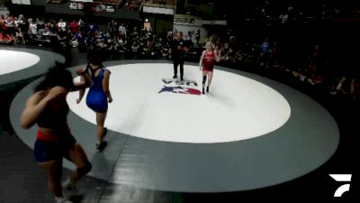 110 lbs Ava Fodera, SDIKWA - San Diego-Imperial Kids Wrestling Association vs Rachel Sierra, IEWA - Inland Empire Wrestling Association