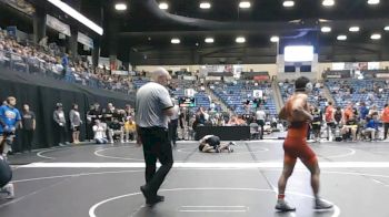 133 lbs Champ. Round 2 - Talon Hawkinson, Doane University vs Matt Long, Pratt Community College