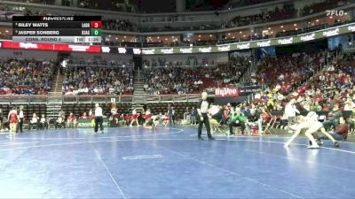 1A-126 lbs Cons. Round 4 - Jasper Sonberg, Osage vs Riley Watts, Lawton-Bronson