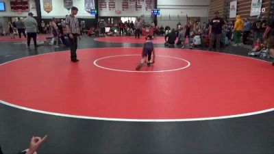 Round 2 - Brayden Jamison, Fort Madison Wrestling Club vs Racyn Wilsey, Keokuk Kids Wrestling Club