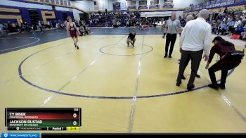 133 lbs Quarterfinal - Ty Bisek, Concordia-Moorhead vs Jackson Rustad, University Of Chicago