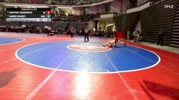 157-1A Champ. Round 1 - Ashton Anderson, Bacon County vs James Ramey, Rabun County