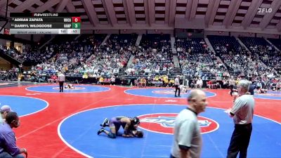 4A-126 lbs Champ. Round 1 - Adrian Zapata, Woodland, Cartersville vs Darryl Wildgoose, Hampton