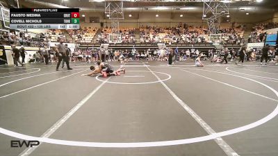 138 lbs Quarterfinal - Fausto Medina, Crutchmer Wrestling vs Covell Nichols, Team Of Hard Knox
