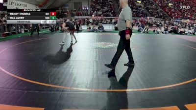 3A 120 lbs Semifinal - Henry Thomas, Glenns Ferry vs Bill Avery, Tri-Valley