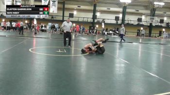 141 lbs Round Of 16 - Clayton Gabrielson, Maryland vs Tate Hisey, George Mason
