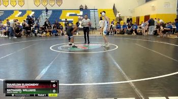 126 lbs Finals (8 Team) - Diaaeldin Elghonemy, Osceola (Kissimmee) vs Nathaniel Williams, South Dade