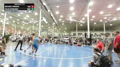 122 lbs Rr Rnd 5 - Michael Pierson, Team Eagles - HSAm vs Talan Springer, Emmaus - HSAm