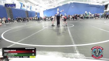 76 lbs Quarterfinal - Kaden Grove, Ottawa vs Guy Schreiner, SW Timberwolves