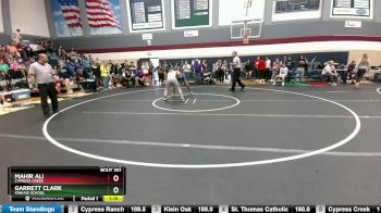 120 lbs Semifinal - Garrett Clark, Kinkaid School vs Mahir Ali, Cypress Creek