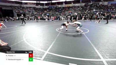 115 lbs Round Of 16 - Kruz Pickle, East Kansas Eagles vs Talon Tahdooahnippah, Elgin Wrestling