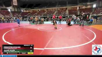 42 lbs Quarterfinal - Princeton Ryncarz, Mission Wrestling Club vs Oliver Allen, Spring Klein Wrestling Club