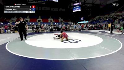 140 lbs Cons. Sub-semis - Dulcy Martinez, CA vs Louise Juitt, MO