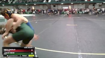 125 lbs Cons. Round 3 - Nico Calello, Kent State vs Logan Dean, Ohio