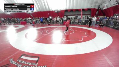 140 lbs Champ. Rd Of 16 - Zahabia Badru, Beat The Streets Chicago vs Franky Groom, Excel Wrestling