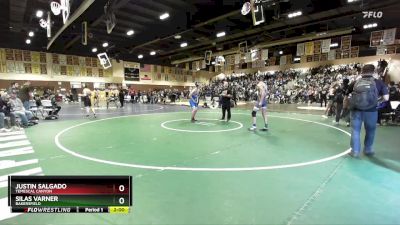 126 lbs Champ. Round 2 - Justin Salgado, Temescal Canyon vs Silas Varner, Bakersfield