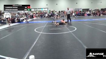 165 lbs Quarterfinal - Spencer Mosier, Ark City vs Cameron Svitak, Herington