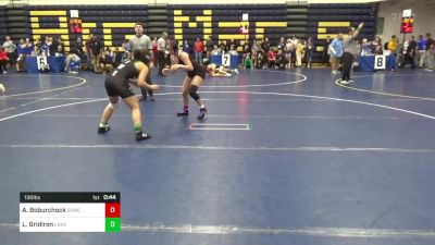 130 lbs Consy 3 - Adalyn Boburchock, Somerset vs Laila Gridiron, Lake Catholic-OH