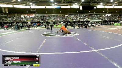 120 lbs Cons. Round 6 - Marcus Aleman, Fruitland vs Henry Thomas, Glenns Ferry