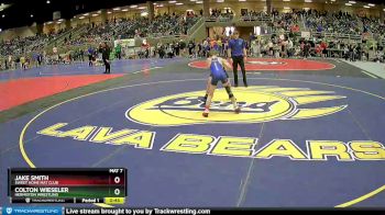 87 lbs Cons. Round 2 - Colton Wieseler, Hermiston Wrestling vs Jake Smith, Sweet Home Mat Club