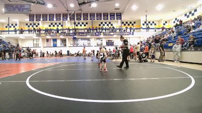 46 lbs Round Of 16 - Bryer Williams, Locust Grove Youth Wrestling vs Nisaiah Davis, Black Fox Wrestling Club