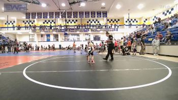 46 lbs Round Of 16 - Bryer Williams, Locust Grove Youth Wrestling vs Nisaiah Davis, Black Fox Wrestling Club