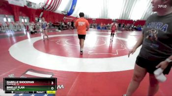 120 lbs Round 3 (6 Team) - Brianna Koch, Team Blue vs Elizabeth Rademacher, Team Pink