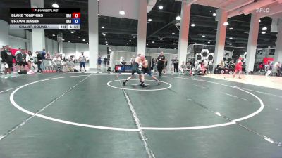 Masters D GR - 62 lbs Champ. Round 1 - Blake Tompkins, Idaho vs Shawn Jensen, Idaho