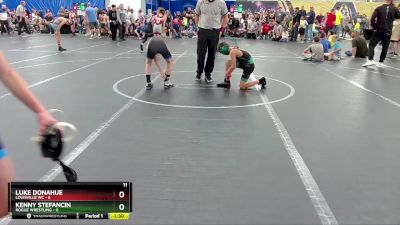 76 lbs Round 5 (8 Team) - Luke Donahue, Louisville WC vs Kenny Stefancin, Rogue Wrestling