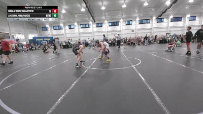 113 lbs Round 5 (6 Team) - Braxton Shaffer, Top Level vs Jaxon Aberegg, Wrecking Crew WC