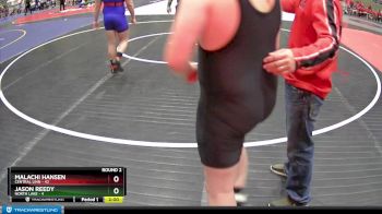 222 lbs Round 2 (4 Team) - Malachi Hansen, Central Linn vs Jason Reedy, North Lake