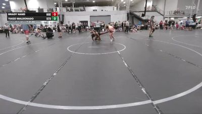 150 lbs Quarterfinals (8 Team) - Tiago Maldonado, East Coast Time Out vs Brady Hand, Noke Wrestling RTC