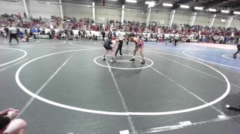 130 lbs Consi Of 8 #2 - Delano Black, Stout Wr Ac vs River Hartman, Durango WC