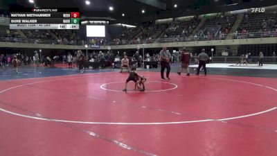 40 lbs Consi-qtrs - Nathan Niethammer, Wernersville vs Duke Walker, Warriors Mark