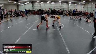 80 lbs Round 3 (8 Team) - Chris Sanchez, Buxton Squeeze vs Kaleb Pollock, Full Circle