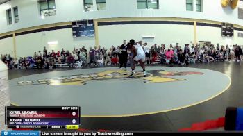 145 lbs Champ. Round 2 - Kyrel Leavell, Warren Wrestling Academy vs Josiah Dedeaux, Red Cobra Wrestling Academy