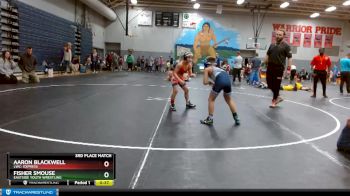 61/64/67 3rd Place Match - Fisher Smouse, Eastside Youth Wrestling vs Aaron Blackwell, LWC: Express
