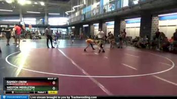 75 lbs Round 6 (10 Team) - Weston Middleton, Panda Wrestling Academy vs Ramsey Crow, Alabama Elite Gold