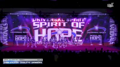Cheer Athletics - Charlotte - CrownCats [2026 L4.2 Senior - Small Day 2] 2026 Spirit of Hope Grand Nationals