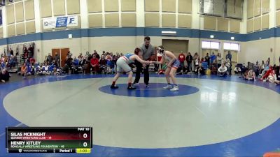 130 lbs Round 5 (10 Team) - Henry Kitley, Roncalli Wrestling Foundation vs Silas McKnight, Quaker Wrestling Club