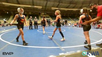 76 lbs Rr Rnd 2 - Marleigh Howell, Oklahoma Supergirls 12U vs Mia Brigge, Mojo Mulisha 12U Girls