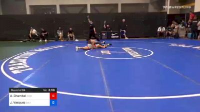 61 kg Prelims - Andrew Chambal, Michigan Wrestling CLub vs Jesse Vasquez, California