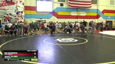 215 lbs Semifinal - Ian Dickinson, Rock Springs vs Wyatt Allred, Moorcroft