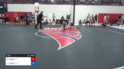 70 kg Consi Of 64 #2 - Zach Cowan, Knights RTC vs Jackson Polo, Pennsylvania RTC