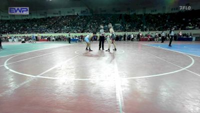 175 lbs Consi Of 64 #2 - Zach Cushman, Fort Gibson Youth Wrestling vs Rosebelle Bonilla, Putnam City West