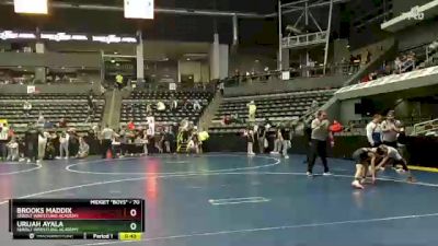 70 lbs Cons. Round 6 - Brooks Maddix, Sebolt Wrestling Academy vs Urijah Ayala, Sebolt Wrestling Academy