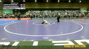 43 lbs Round Of 32 - Easton Saltenberger, Patriot Mat Club vs Alexander Bustamante, Victory